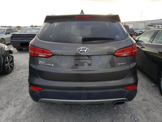 5XYZU3LB8DG025321 - 2013 HYUNDAI SANTA FE S GRAY photo 6