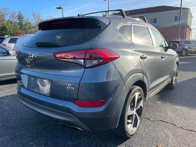 KM8J3CA24GU239546 - 2016 HYUNDAI TUCSON LIMITED GRAY photo 4