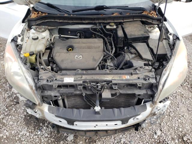 JM1BL1UF3C1627567 - 2012 MAZDA 3 I WHITE photo 11