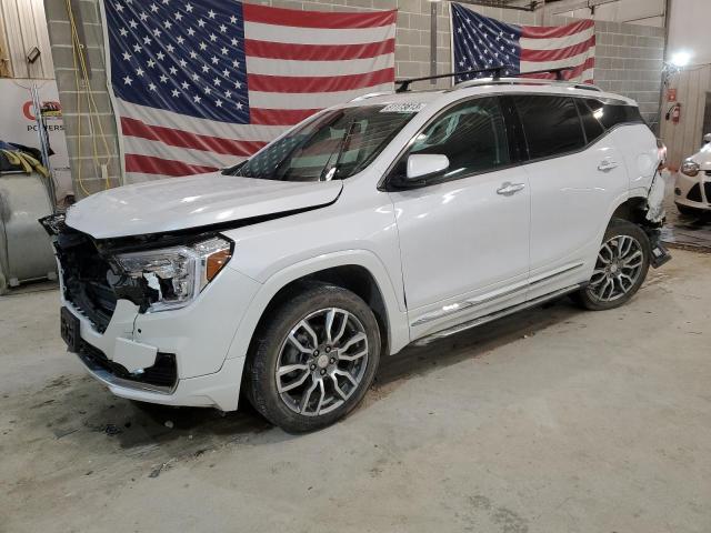 3GKALXEV3NL264739 - 2022 GMC TERRAIN DENALI WHITE photo 1