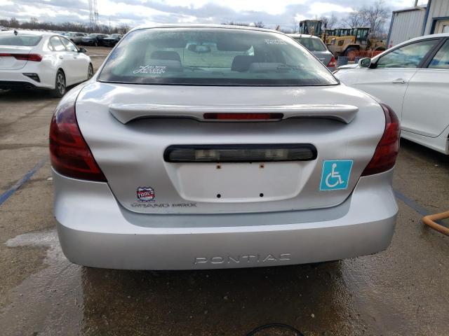 2G2WP522651155931 - 2005 PONTIAC GRAND PRIX SILVER photo 6