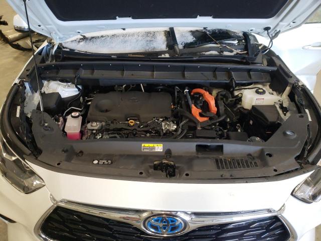 5TDXBRCHXPS111080 - 2023 TOYOTA HIGHLANDER HYBRID LIMITED WHITE photo 12