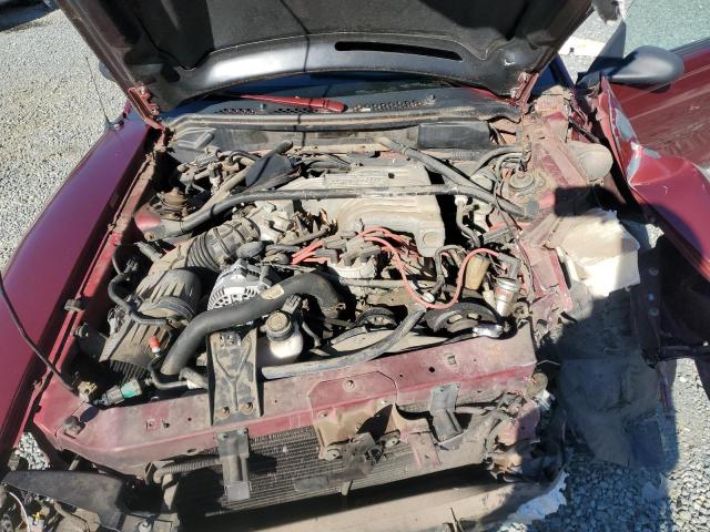 1FALP42T4RF136655 - 1994 FORD MUSTANG GT MAROON photo 11