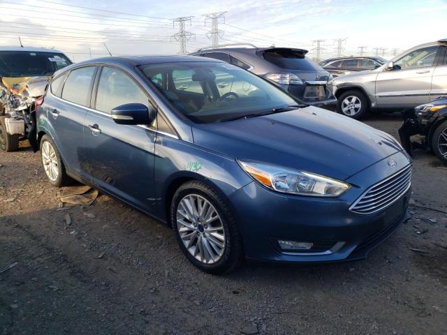 1FADP3N27JL222436 - 2018 FORD FOCUS TITANIUM BLUE photo 4