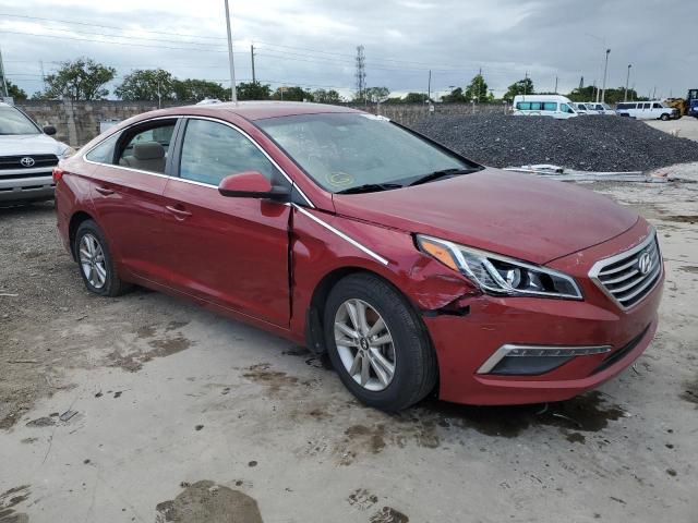 5NPE24AF4FH195655 - 2015 HYUNDAI SONATA SE BURGUNDY photo 4