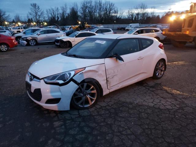 KMHTC6ADXGU265984 - 2016 HYUNDAI VELOSTER WHITE photo 1