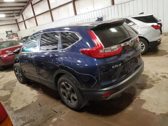 7FARW2H50KE001613 - 2019 HONDA CR-V EX BLUE photo 2