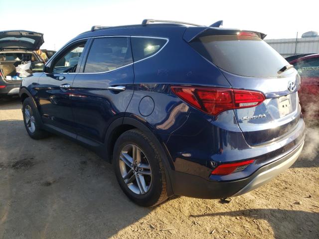 5XYZUDLB9HG458741 - 2017 HYUNDAI SANTA FE S BLUE photo 2