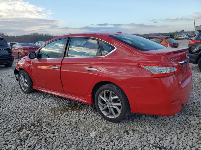 3N1AB7AP3FY245914 - 2015 NISSAN SENTRA S RED photo 2