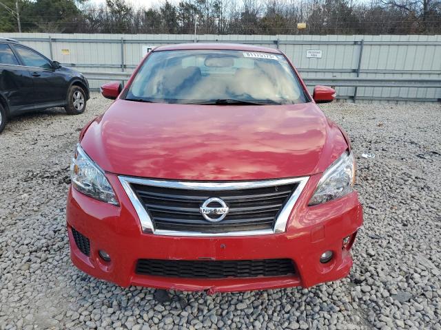 3N1AB7AP3FY245914 - 2015 NISSAN SENTRA S RED photo 5