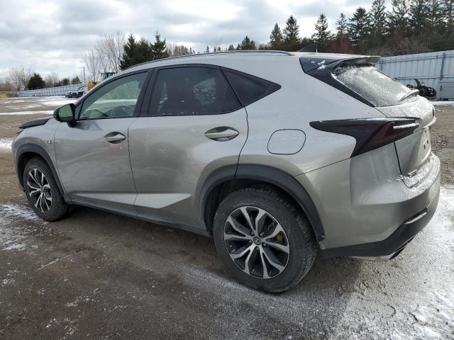 JTJBARBZ6F2042138 - 2015 LEXUS NX 200T SILVER photo 2