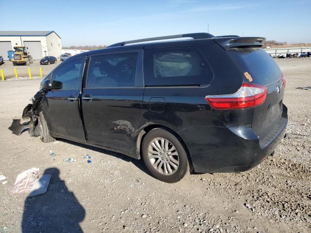 5TDYK3DC6FS682276 - 2015 TOYOTA SIENNA XLE BLACK photo 2