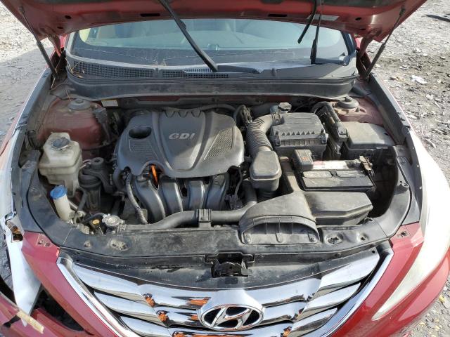 5NPEC4AC1BH047573 - 2011 HYUNDAI SONATA SE MAROON photo 11