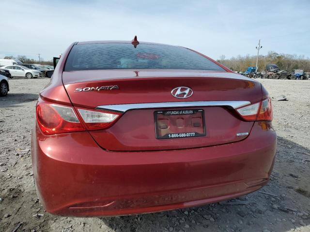 5NPEC4AC1BH047573 - 2011 HYUNDAI SONATA SE MAROON photo 6