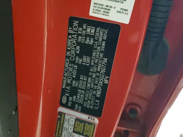 KNDJP3A50J7607794 - 2018 KIA SOUL + RED photo 14