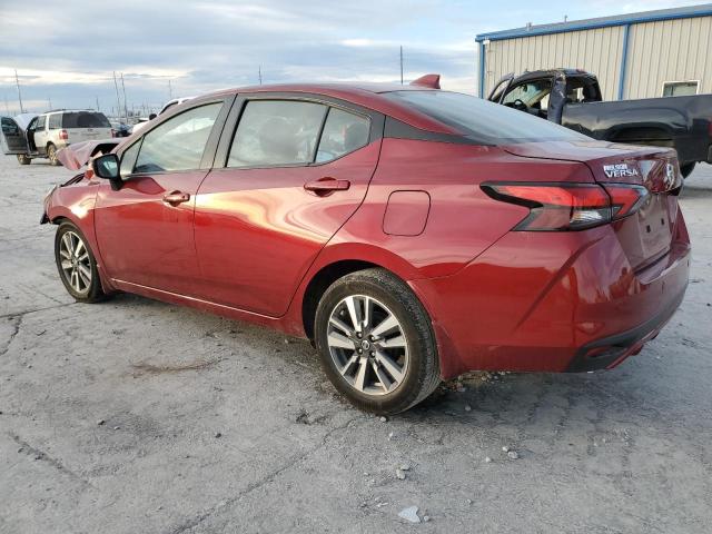 3N1CN8EV2ML920841 - 2021 NISSAN VERSA SV RED photo 2