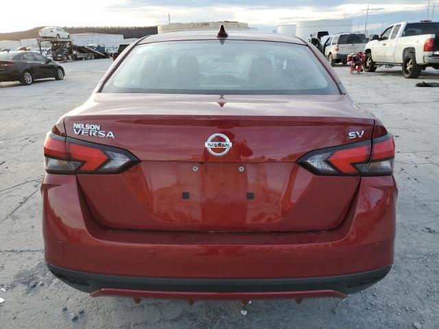 3N1CN8EV2ML920841 - 2021 NISSAN VERSA SV RED photo 6