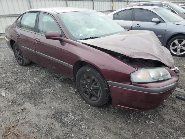 2G1WF52E349454701 - 2004 CHEVROLET IMPALA PURPLE photo 4