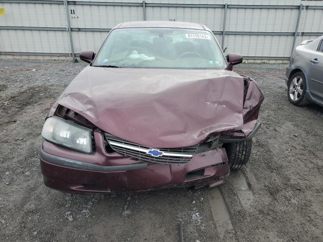 2G1WF52E349454701 - 2004 CHEVROLET IMPALA PURPLE photo 5