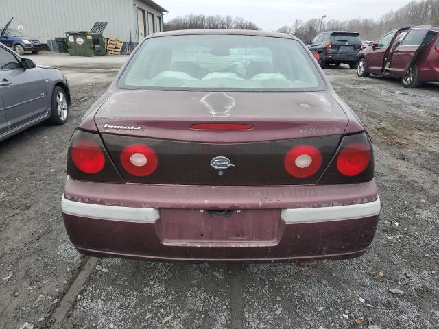 2G1WF52E349454701 - 2004 CHEVROLET IMPALA PURPLE photo 6