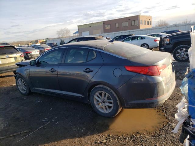 KNAGM4A71B5057557 - 2011 KIA OPTIMA LX GRAY photo 2