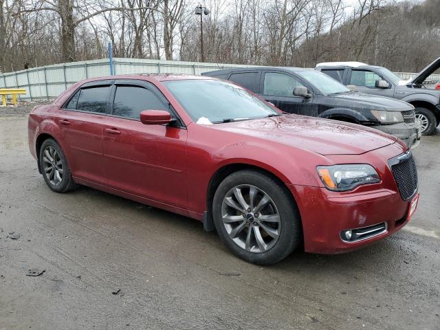 2C3CCAGGXEH337246 - 2014 CHRYSLER 300 S RED photo 4