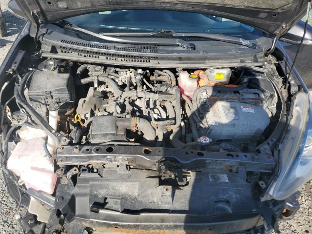 JTDKDTB32F1098487 - 2015 TOYOTA PRIUS C GRAY photo 11