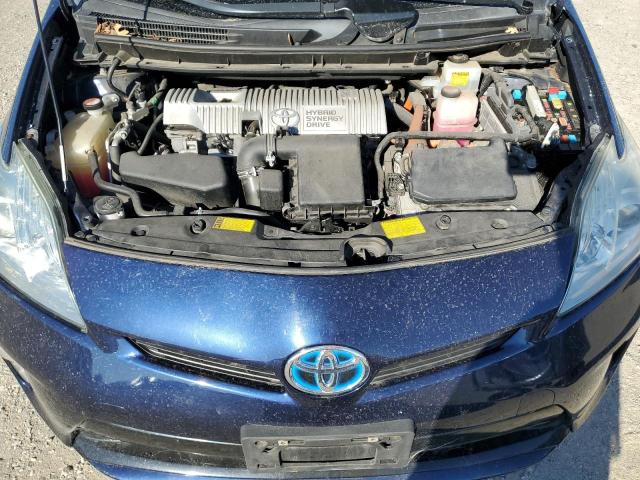 JTDKN3DU3F0394935 - 2015 TOYOTA PRIUS BLUE photo 11