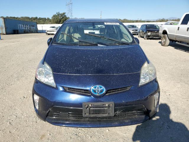 JTDKN3DU3F0394935 - 2015 TOYOTA PRIUS BLUE photo 5