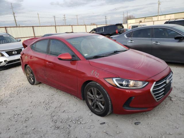 5NPD84LF9JH276599 - 2018 HYUNDAI ELANTRA SEL RED photo 4