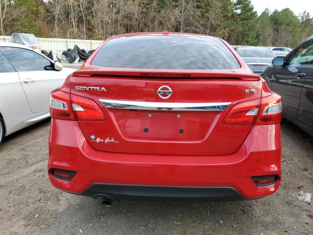 3N1AB7AP5KY329873 - 2019 NISSAN SENTRA S RED photo 6