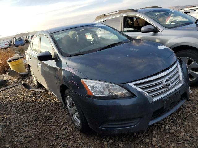 3N1AB7AP2EY252464 - 2014 NISSAN SENTRA S BLUE photo 4