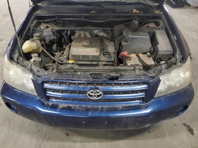 JTEHF21AX10030432 - 2001 TOYOTA HIGHLANDER BLUE photo 12