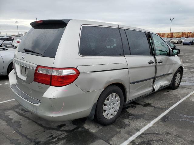 5FNRL38206B074308 - 2006 HONDA ODYSSEY LX GRAY photo 3