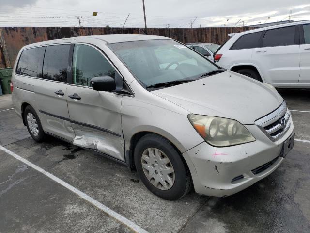 5FNRL38206B074308 - 2006 HONDA ODYSSEY LX GRAY photo 4