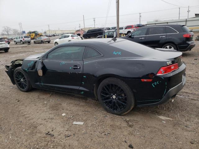 2G1FA1E39E9314221 - 2014 CHEVROLET CAMARO LS BLACK photo 2