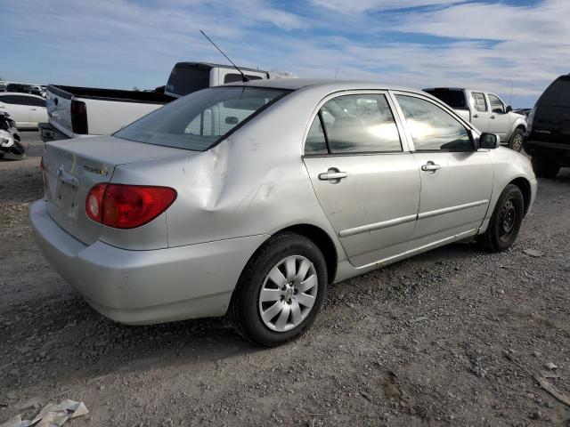 JTDBR32E332002665 - 2003 TOYOTA COROLLA CE SILVER photo 3