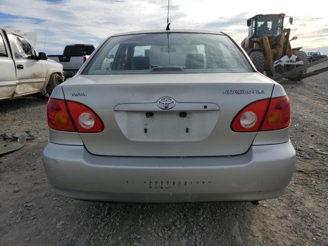 JTDBR32E332002665 - 2003 TOYOTA COROLLA CE SILVER photo 6