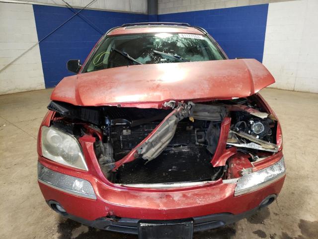 2C8GF68424R597394 - 2004 CHRYSLER PACIFICA RED photo 5