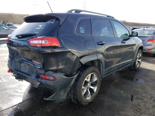 1C4PJMBB1FW625966 - 2015 JEEP CHEROKEE TRAILHAWK BLACK photo 3