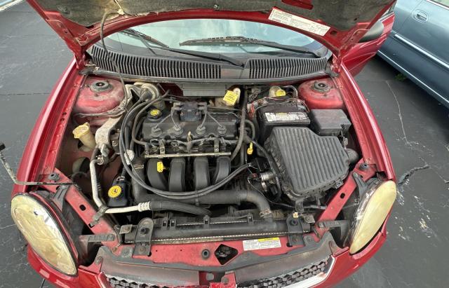 1B3ES56C94D552272 - 2004 DODGE NEON SXT RED photo 7