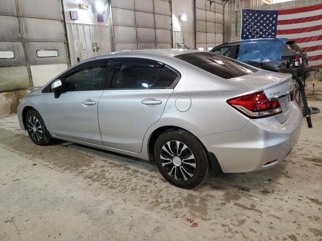 19XFB2F57DE063192 - 2013 HONDA CIVIC LX GRAY photo 2