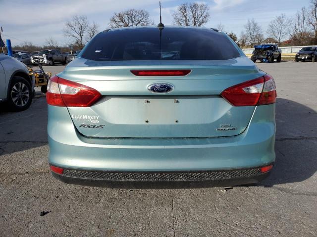 1FAHP3H20CL426804 - 2012 FORD FOCUS SEL BLUE photo 6