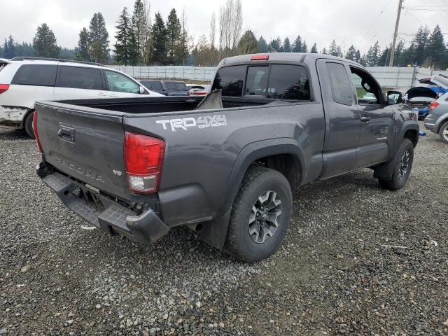 5TFSZ5AN9GX007682 - 2016 TOYOTA TACOMA ACCESS CAB ნაცრისფერი ფოტო 3