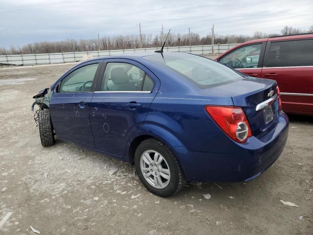 1G1JC5SH2D4250228 - 2013 CHEVROLET SONIC LT BLUE photo 2