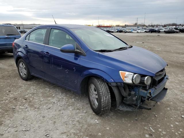 1G1JC5SH2D4250228 - 2013 CHEVROLET SONIC LT BLUE photo 4