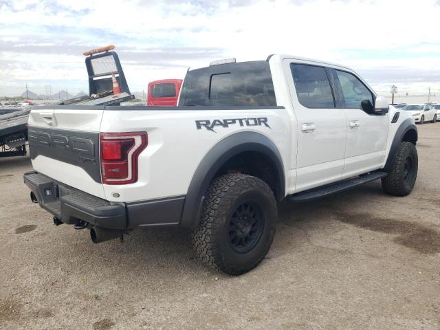 1FTFW1RG7KFA04450 - 2019 FORD F150 RAPTOR WHITE photo 3