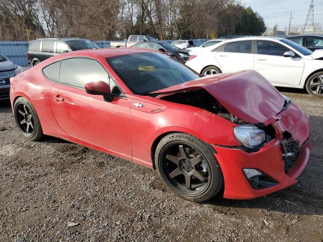 JF1ZNAA18D2714349 - 2013 TOYOTA SCION FR-S RED photo 4