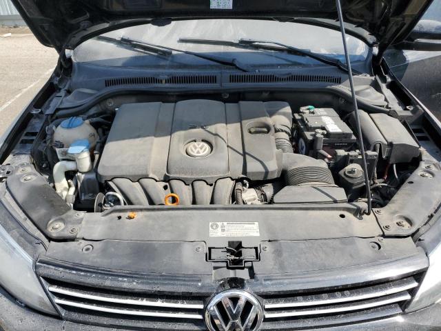 3VWDP7AJ0CM009468 - 2012 VOLKSWAGEN JETTA SE BLACK photo 11