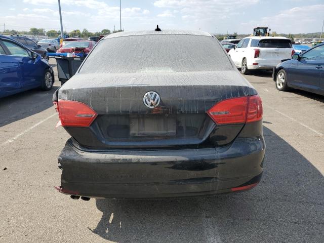 3VWDP7AJ0CM009468 - 2012 VOLKSWAGEN JETTA SE BLACK photo 6